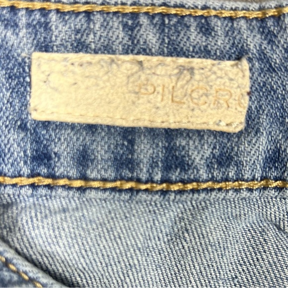 Anthropologie Jeans Womens 27 Pilcro High Waisted Flared Bootcut Button Fly - Picture 7 of 9